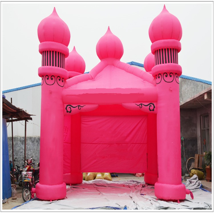 雷州粉色帐篷